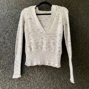 Roxy Inside-Out V-Neck Knit Sweater